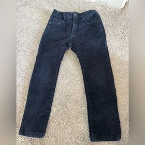 Zara black Straight-Leg Corduroy Pants size 6